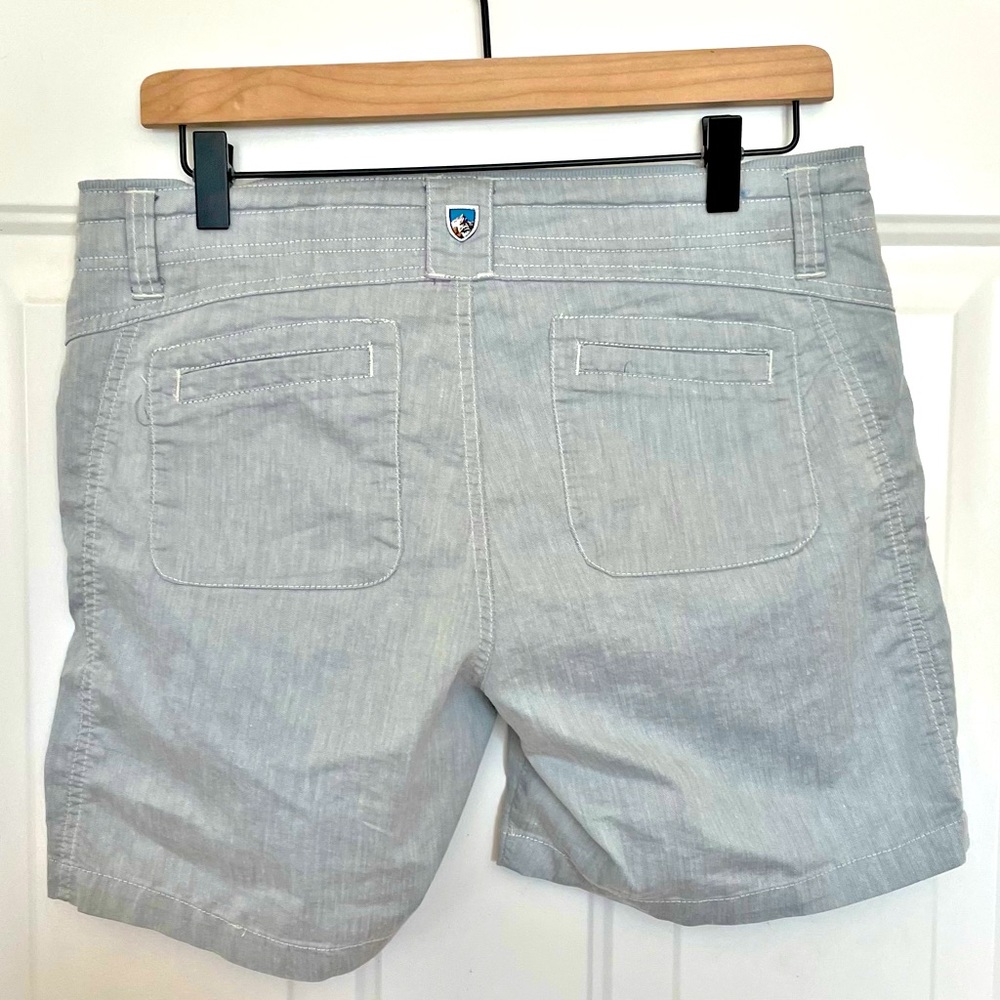 Kuhl Cabo Mountain Air Linen Blend Lightweight Stretch Shorts Women’s Size 8
